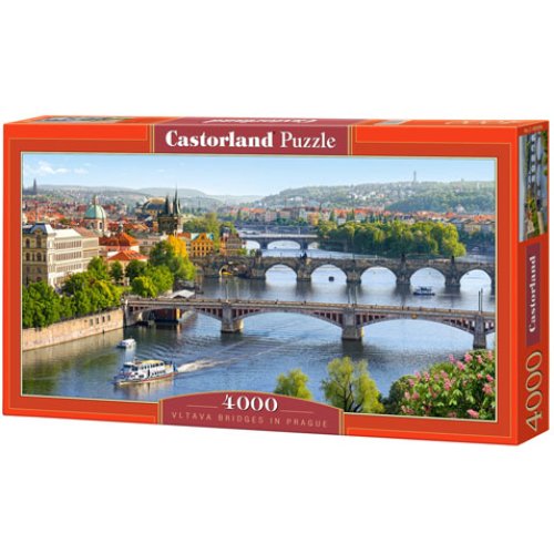 Пазлы Castorland 4000 эл. "Мосты через Влтаву, Прага"