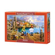 Пазлы Castorland 1000 эл. Рыбалка на пристани (C-104192)
