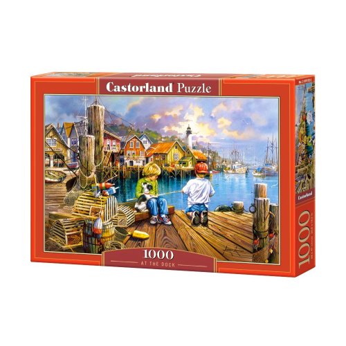 Пазлы Castorland 1000 эл. Рыбалка на пристани (C-104192)