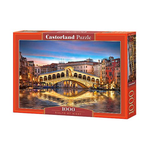 Пазлы Castorland 1000 эл. Мост Риальто ночью, Венеция