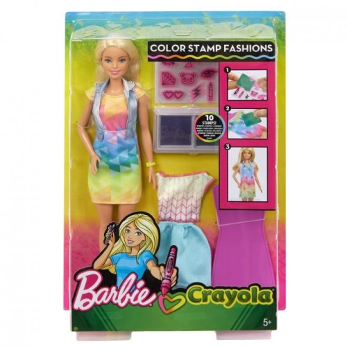 Набор с куклой Barbie "Веселые наклейки" серии Crayola