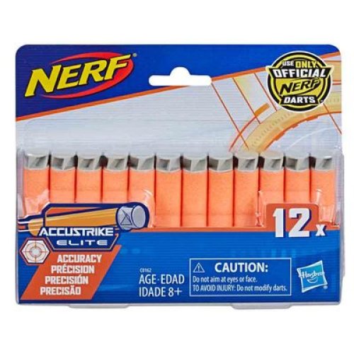 Набор дартс, 12 шт., Серия "NERF Аккустрайк" (C0162)