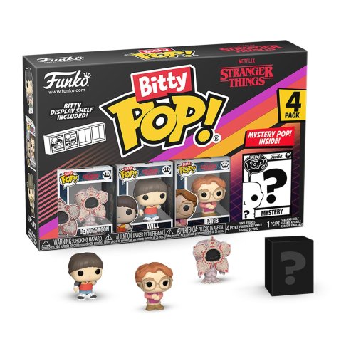 Набор игровых фигурок Funko Bitty Pop! Очень странные дела Демогоргон, 4 фигурки 83661