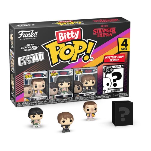 Набор игровых фигурок Funko Bitty Pop! Очень странные дела Одиннадцать, 4 фигурки 83663