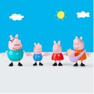 Набор фигурок Peppa Figurines Большая семья Пеппы G0506