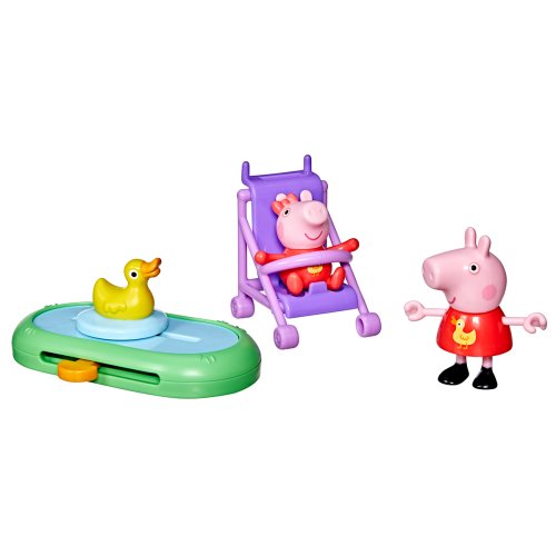 Игровой набор Peppa Figurines Моменты с Пеппой Сестрички на прогулке G0528