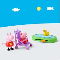Игровой набор Peppa Figurines Моменты с Пеппой Сестрички на прогулке G0528