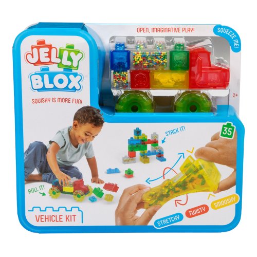 Сенсорный конструктор Jelly Blox Машинка Врум-врум! 931694