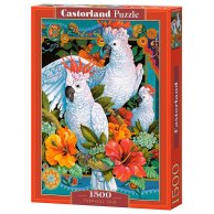 Пазлы Castorland 1500 эл. Белые попугаи