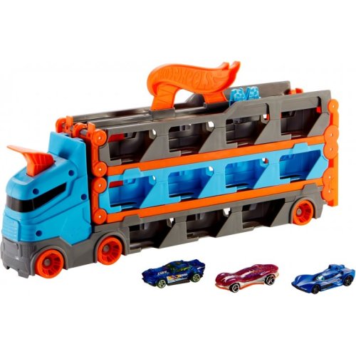 Грузовик-транспортер Mattel Супер гонки Hot Wheels GVG37