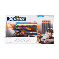 Бластер Zuru X-Shot Skins Flux Striper, 8 патронов 36516K