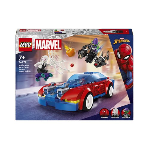 Конструктор Lego Marvel Авто для гонки Человека-Паука и Зеленый Гоблин, 227 деталей 76279