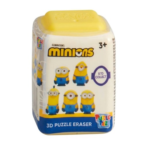 Коллекционный ластик-пазл сюрприз HTI Puzzle Palz Миньоны Minions 1816232