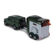 Игровой набор TechnoDrive Land Rover с прицепом и фигурками лошадей 520460.270