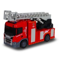 Автомодель TechnoDrive Big Truck Пожарная машина Scania (свет, звук, функция воды) 6407KS