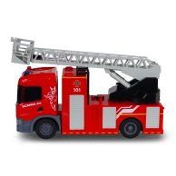 Автомодель TechnoDrive Big Truck Пожарная машина Scania (свет, звук, функция воды) 6407KS