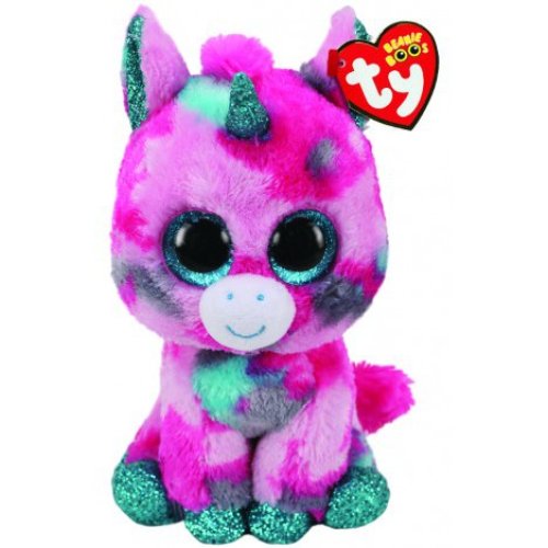 Мягкая игрушка TY Beanie Boo\'s Розово-голубой единорог "UNICORN" (36313)