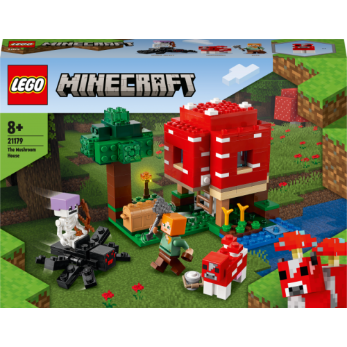 Конструктор Lego Minecraft Грибной дом, 272 детали 21179