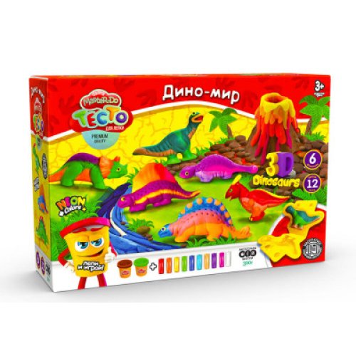 Тесто для лепки" Master Do " динозавры Danko Toys (TMD-10-04)
