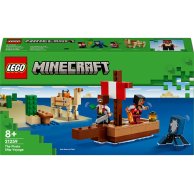 Конструктор Lego Minecraft Путешествие на пиратском корабле, 166 деталей 21259