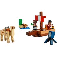Конструктор Lego Minecraft Путешествие на пиратском корабле, 166 деталей 21259