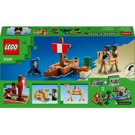 Конструктор Lego Minecraft Путешествие на пиратском корабле, 166 деталей 21259