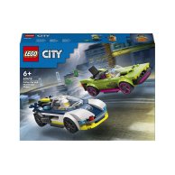 Конструктор Lego City Преследование маслкара на полицейском автомобиле, 213 деталей 60415