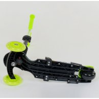 Самокат 5в1, PU колеса с подсветкой Best Scooter зеленый 33650