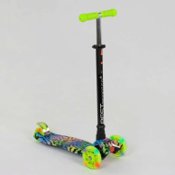 Детский самокат Best Scooter MAXI с подсветкой, салатовый A25599/779-1342