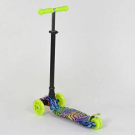 Детский самокат Best Scooter MAXI с подсветкой, салатовый A25599/779-1342