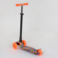 Детский самокат Best Scooter MAXI с подсветкой, оранжевый A25461/779-1316