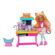 Игровой набор Mattel Медицинский кабинет Кошечки Карлин Enchantimals HLH22