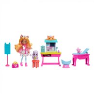 Игровой набор Mattel Медицинский кабинет Кошечки Карлин Enchantimals HLH22
