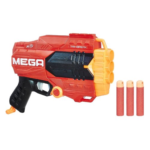 Бластер Hasbro Нерф Мега Трибрейк Nerf Mega Tri-Break E0103