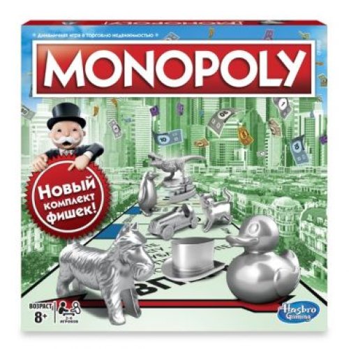 Игра настольная "Классическая Монополия" Украинская версия (C1009 657)