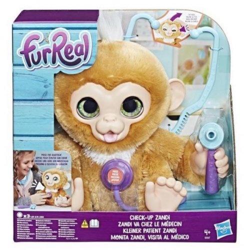 Игрушка мягкая, интерактивная "Вылечи обезьянку" FurReal Friends (E0367)