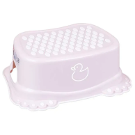 Детская ступенька Tega Baby антискользящая Duck light pink DK-006-130