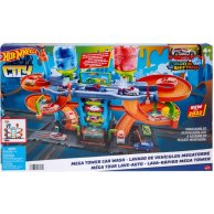 Игровой набор Mattel Автомойка Мегабашня Hot Wheels HDP05
