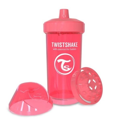 Детская чашка Twistshake детская чашка 360мл 12+мес, персиковая 78074