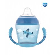 Кружка непроливайка с мягким силиконовым носиком Canpol babies 230 мл Toys - синяя 56/502_blu