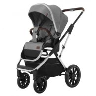 Коляска универсальная CARRELLO Aurora CRL-6505 (2in1) Silver Grey + дождевик