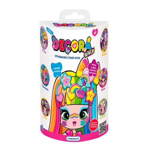 Игровой набор сюрприз с куклой Decora Разноцветный сюрприз D1000