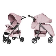 Коляска прогулочная CARRELLO Quattro +дождевик M +москитка (8502/3(M)Vanilla Pink)
