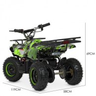 Детский электромобиль Profi Квадроцикл, зеленый HB-ATV800AS-5