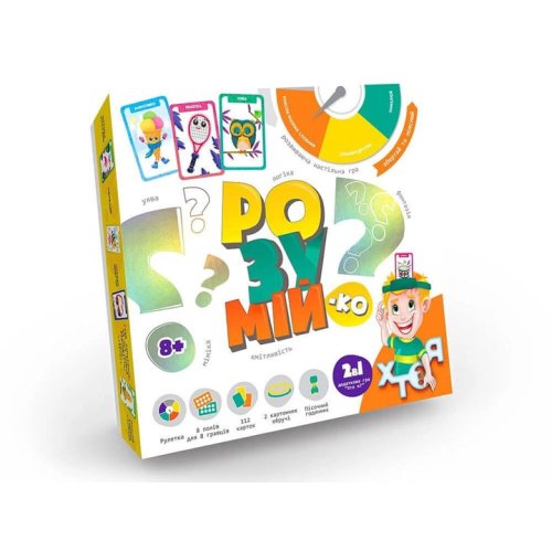 Развивающая настольная игра Danko Toys "Розумій-ка" GRZ-01-01U