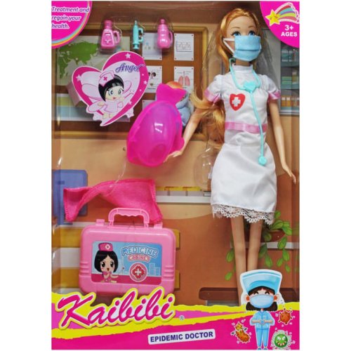 Игровой набор Кукла-медсестра и малыш BLD320-1