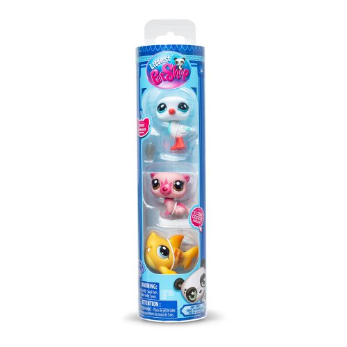 Игровой набор Littlest Pet Shop Настроение острова, 3 фигурки 00556