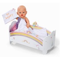 Кроватка для куклы Baby Born Сон на радуге, с эффектами и постелью 835999