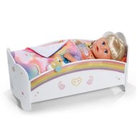 Кроватка для куклы Baby Born Сон на радуге, с эффектами и постелью 835999