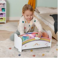Кроватка для куклы Baby Born Сон на радуге, с эффектами и постелью 835999